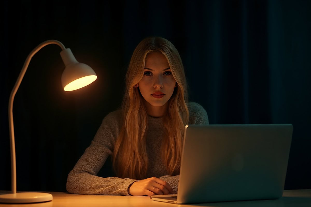 motivation vs discipline concept showing focused work and consistent effort in a modern workspace