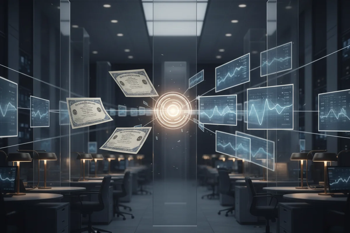 What is a Treasury buyback illustrated by Treasury securities being repurchased within a financial market system.